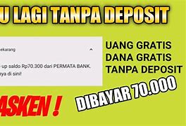 Terbukti Membayar Modal Internet Dibayar Rp.70 000 Saldo Dana Gratis Tanpa Deposit